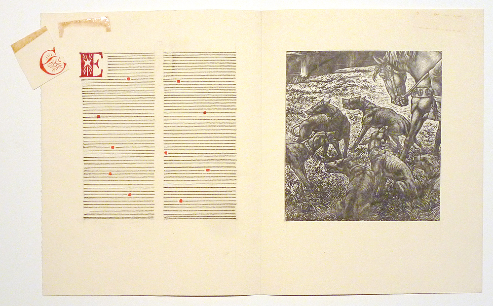 honden en letter E.C.